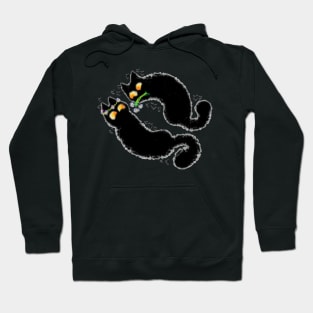 Love Bird Cats 2 MS paint Hoodie